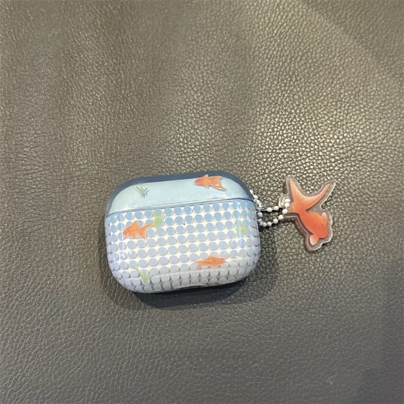 Goldfish AirPods Earphone Case Skin / Charm / Set