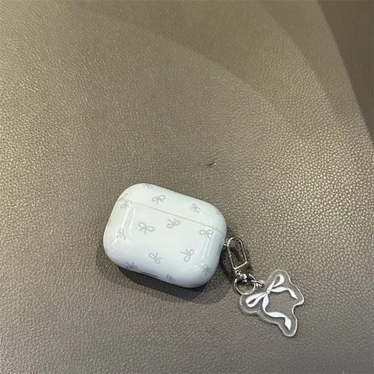 Bow AirPods Earphone Case Skin / Charm / Set