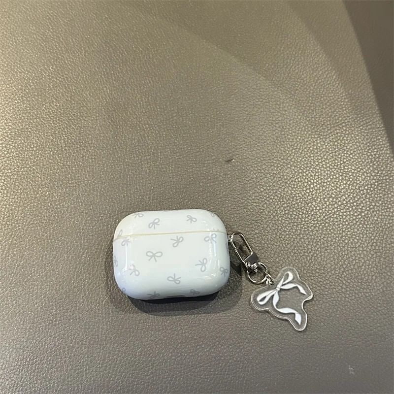 Bow AirPods Earphone Case Skin / Charm / Set
