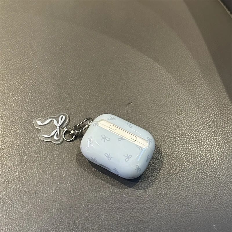 Bow AirPods Earphone Case Skin / Charm / Set
