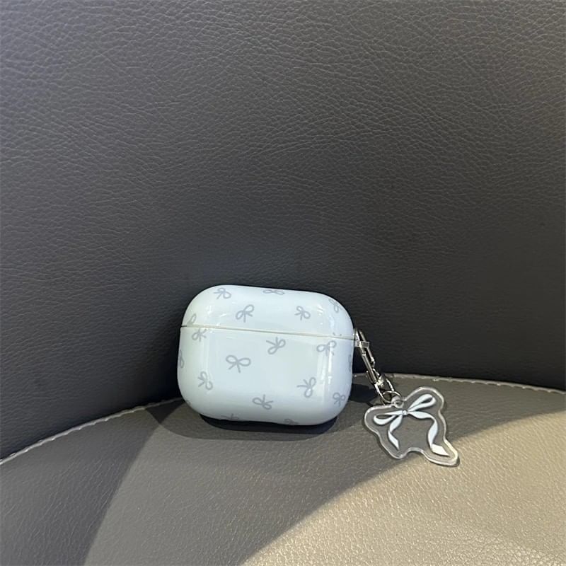 Bow AirPods Earphone Case Skin / Charm / Set