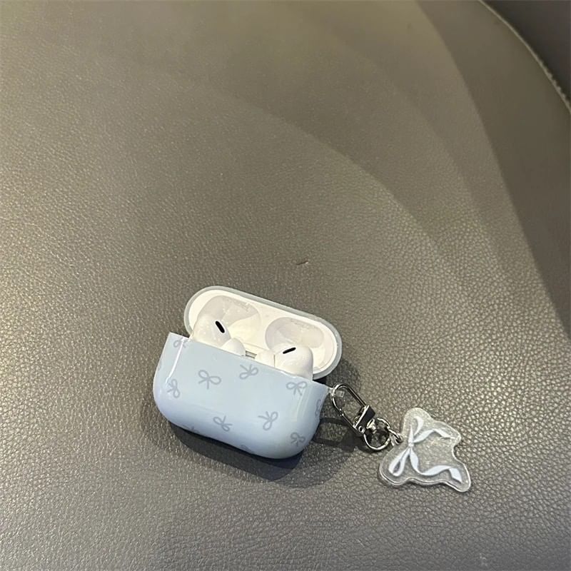 Bow AirPods Earphone Case Skin / Charm / Set