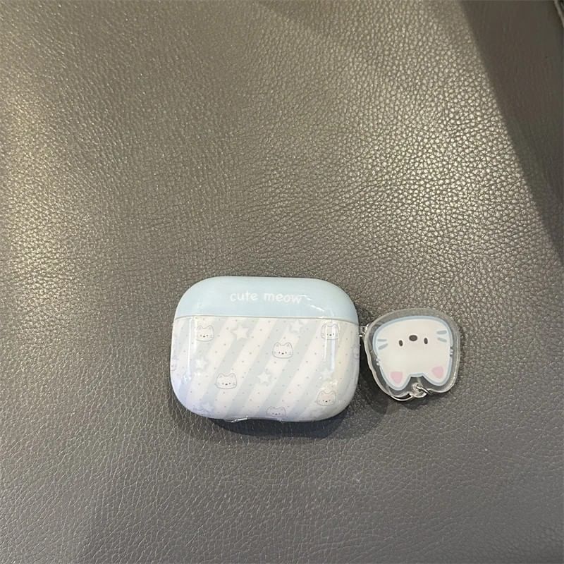 Cat AirPods Earphone Case Skin / Charm / Set