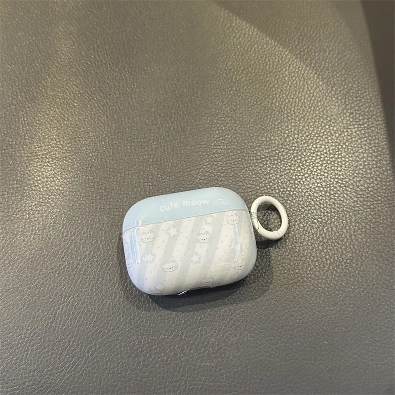 Cat AirPods Earphone Case Skin / Charm / Set
