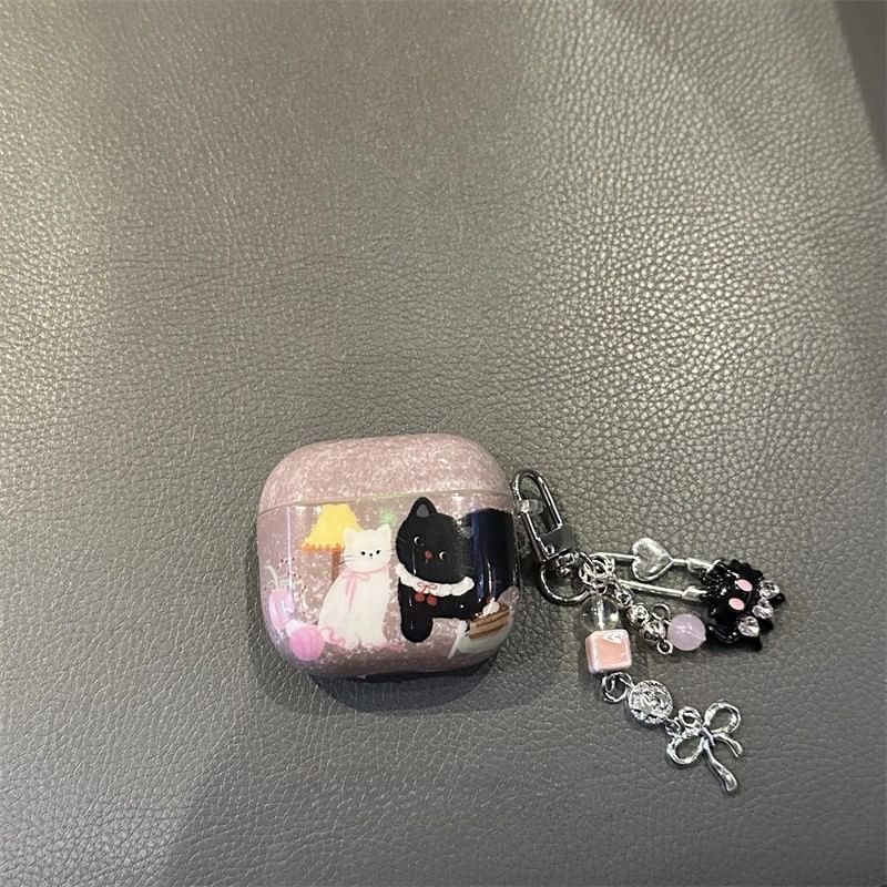 Cat AirPods Earphone Case Skin / Charm / Set