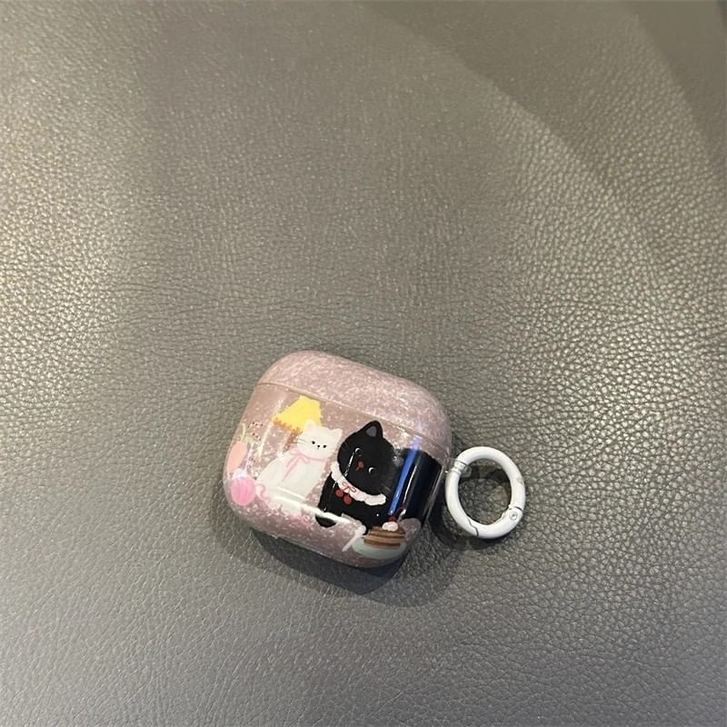Cat AirPods Earphone Case Skin / Charm / Set