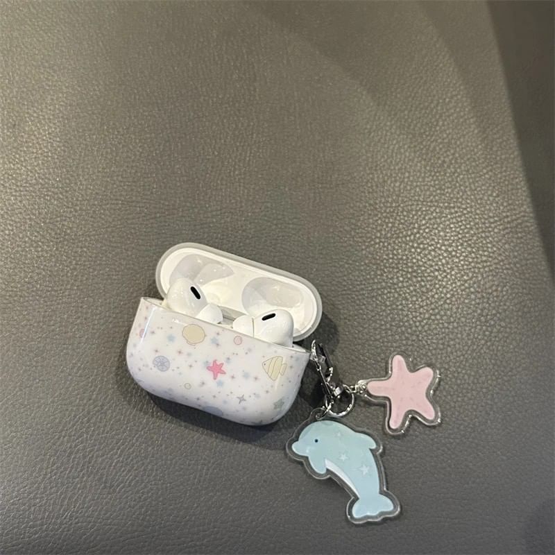 Ocean AirPods Earphone Case Skin / Charm / Set