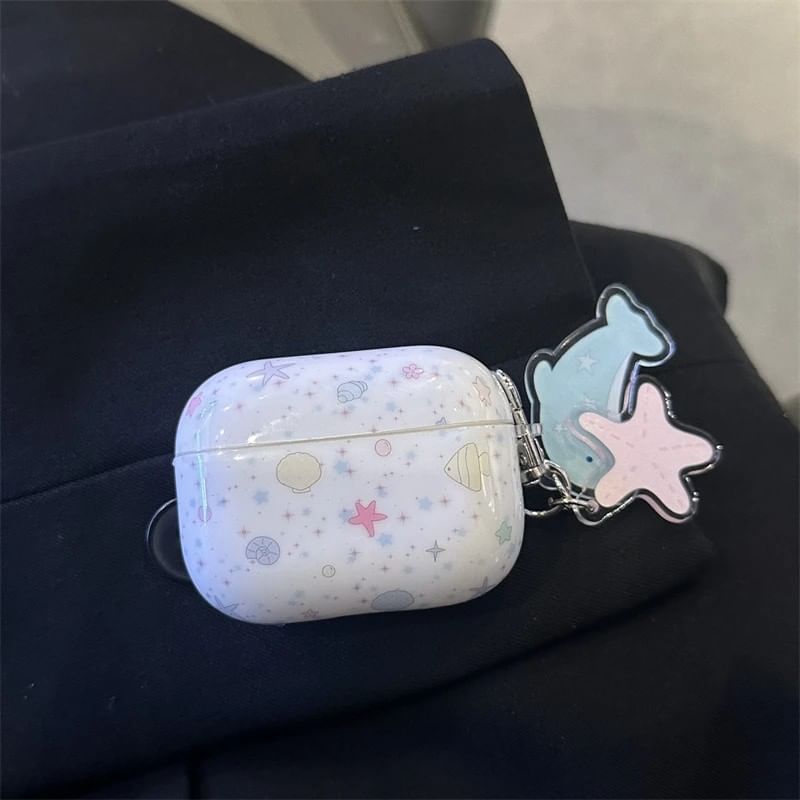 Ocean AirPods Earphone Case Skin / Charm / Set