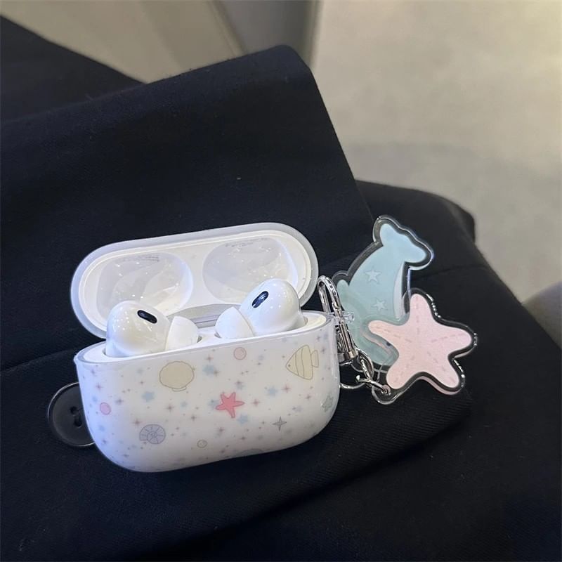 Ocean AirPods Earphone Case Skin / Charm / Set