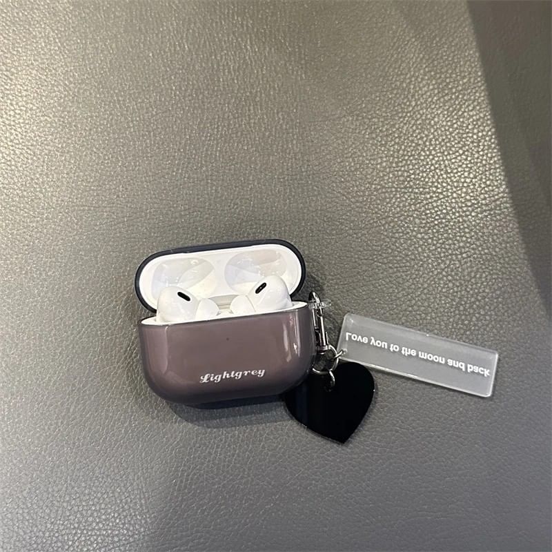 Transparent AirPods Earphone Case Skin / Charm / Set