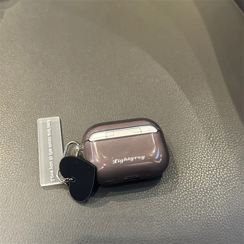 Transparent AirPods Earphone Case Skin / Charm / Set