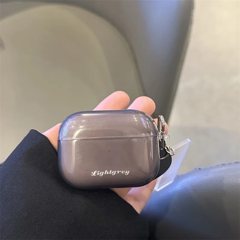 Transparent AirPods Earphone Case Skin / Charm / Set
