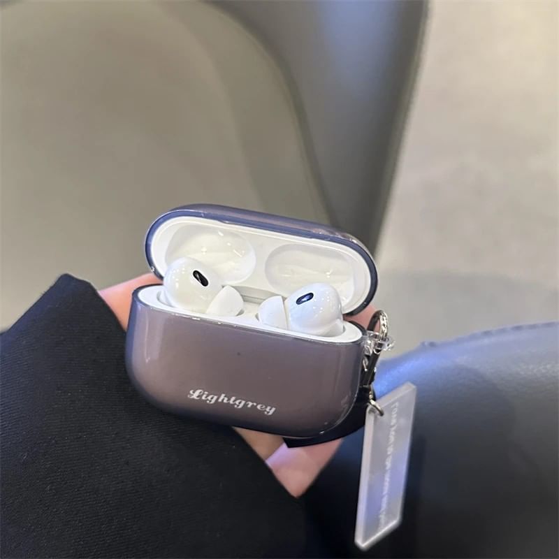 Transparent AirPods Earphone Case Skin / Charm / Set