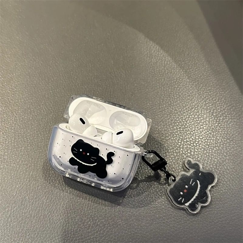 Cat AirPods Earphone Case Skin / Charm / Set