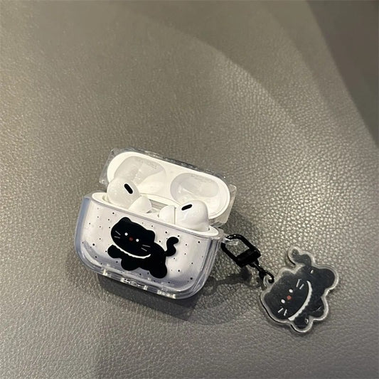 Cat AirPods Earphone Case Skin / Charm / Set