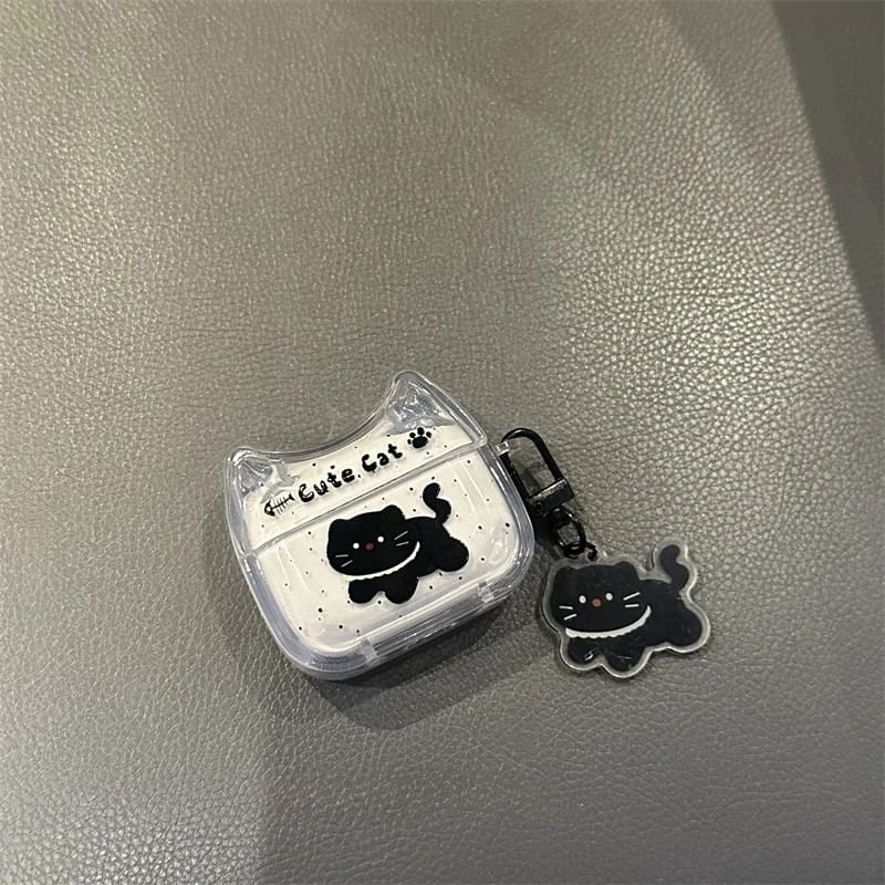 Cat AirPods Earphone Case Skin / Charm / Set