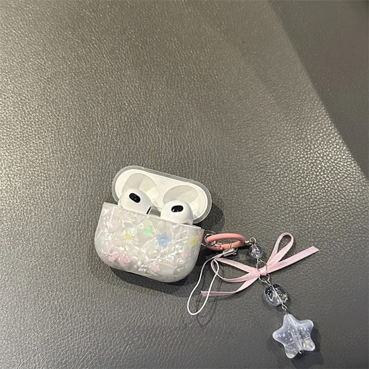 Star AirPods Earphone Case Skin / Charm / Set