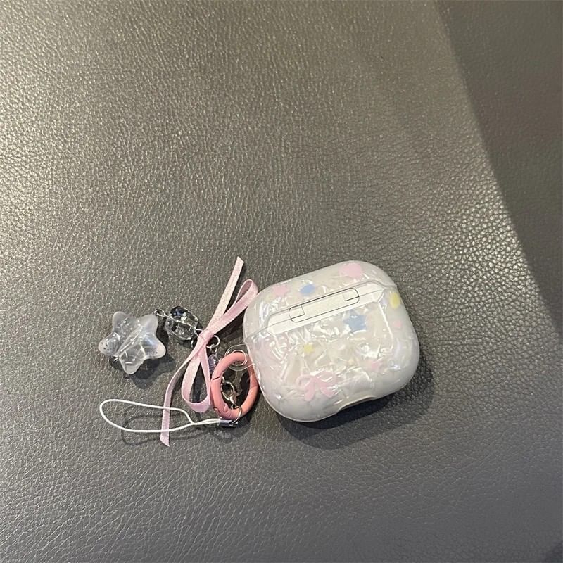 Star AirPods Earphone Case Skin / Charm / Set