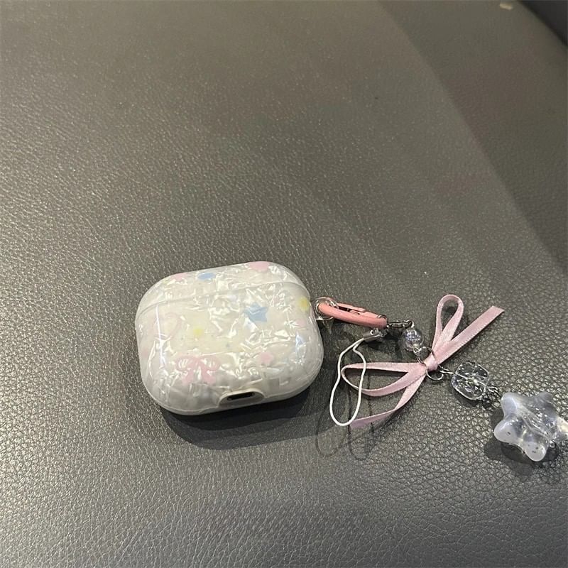 Star AirPods Earphone Case Skin / Charm / Set