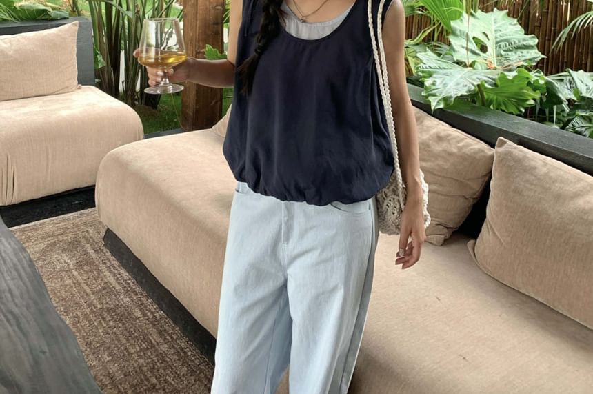 Two-Tone Mock Two-Piece Tank