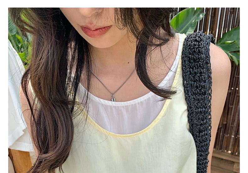 Two-Tone Mock Two-Piece Tank