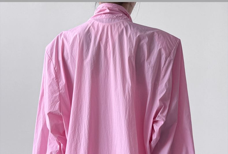 Plain Zip-Up Jacket