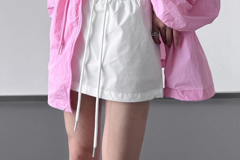 Plain Zip-Up Jacket