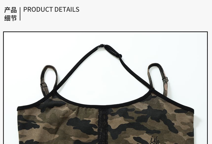 Halter Top with Lace Trim