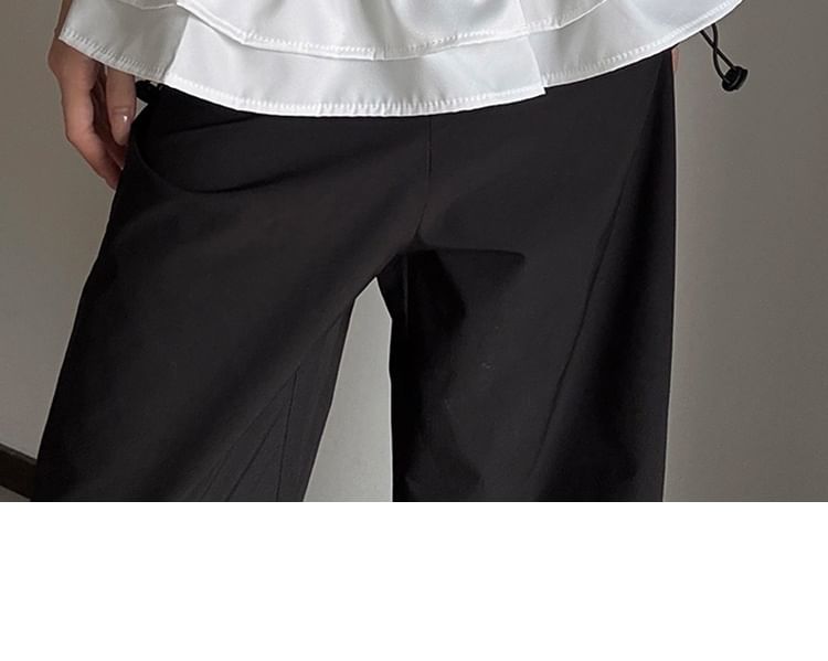 Layered Frill Low Rise Mini Skirt