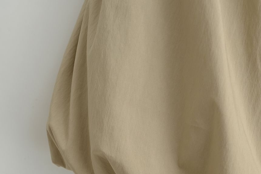 Ruched Mini Pencil Skirt with High Rise Waist