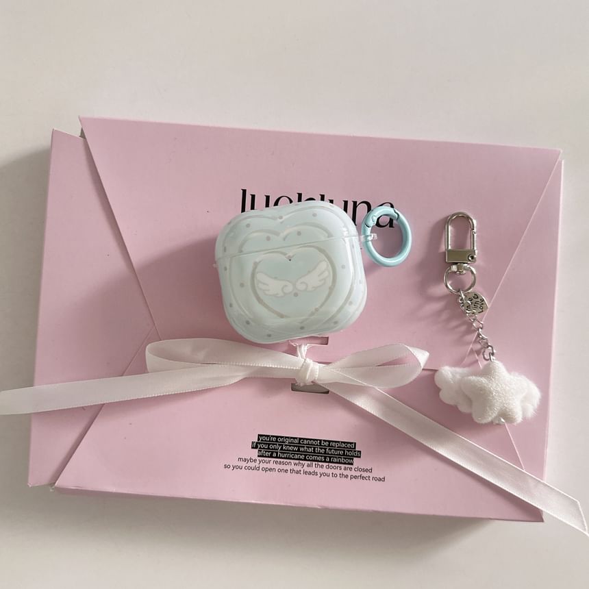 Wing Print AirPods Earphone Case Skin / Charm / Set