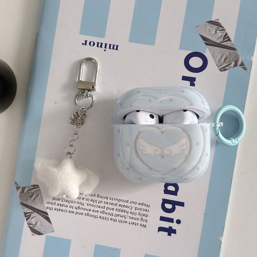 Wing Print AirPods Earphone Case Skin / Charm / Set