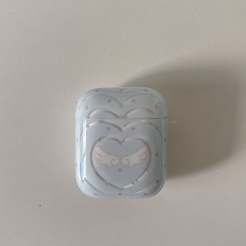 Wing Print AirPods Earphone Case Skin / Charm / Set