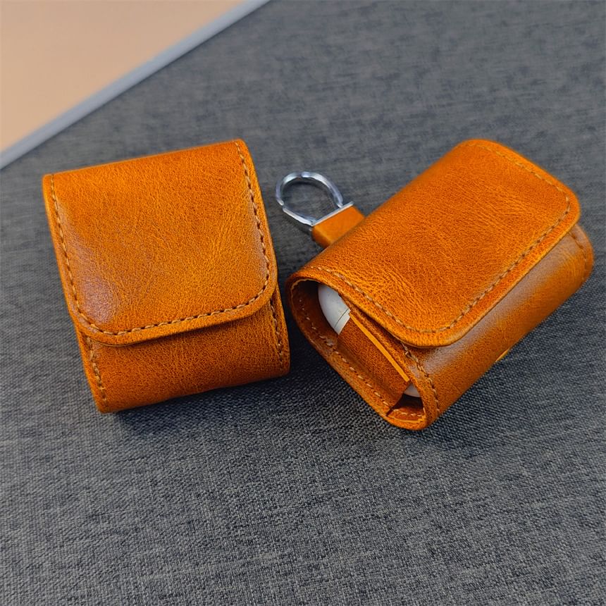 Faux Leather Apple AirPods / Pro Earphone Case Skin