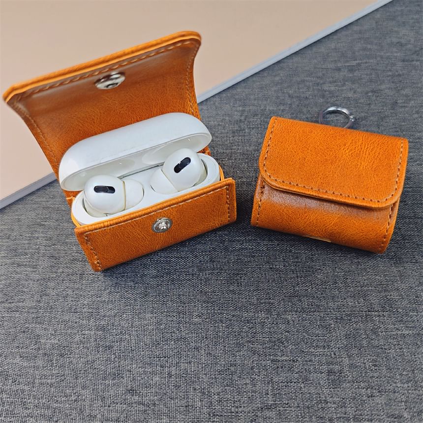 Faux Leather Apple AirPods / Pro Earphone Case Skin