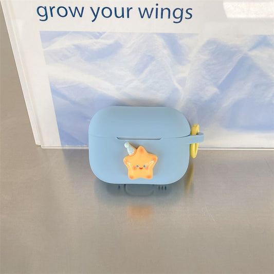 3D Star Apple AirPods / Pro Earphone Case Skin