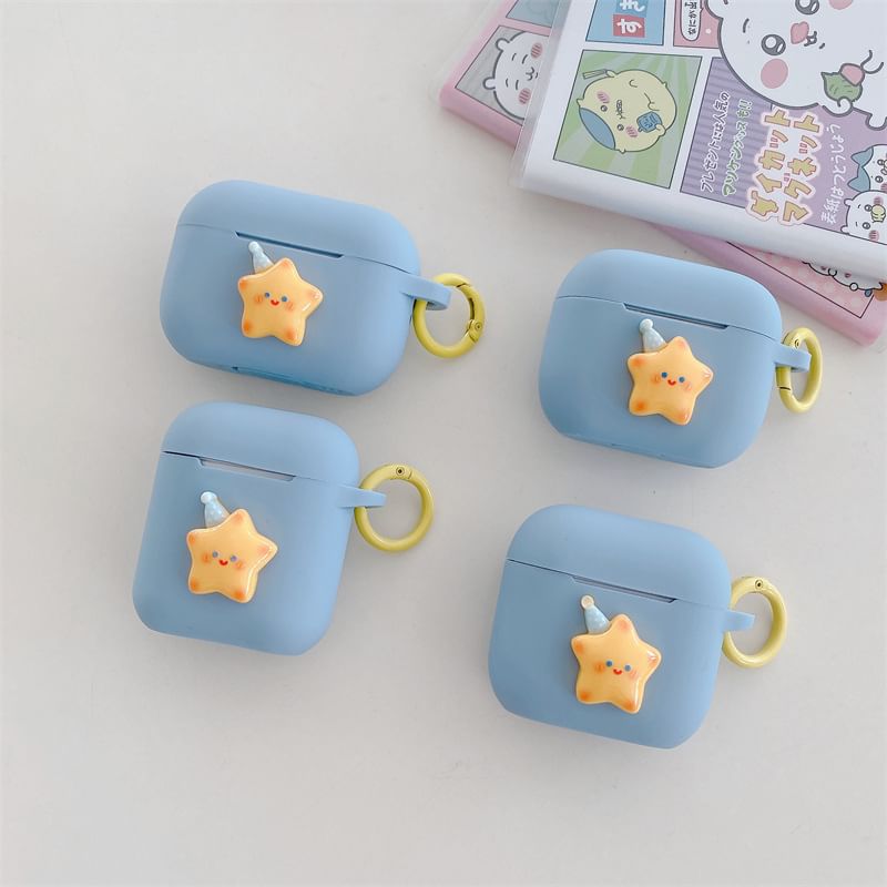 3D Star Apple AirPods / Pro Earphone Case Skin