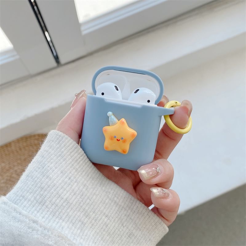 3D Star Apple AirPods / Pro Earphone Case Skin