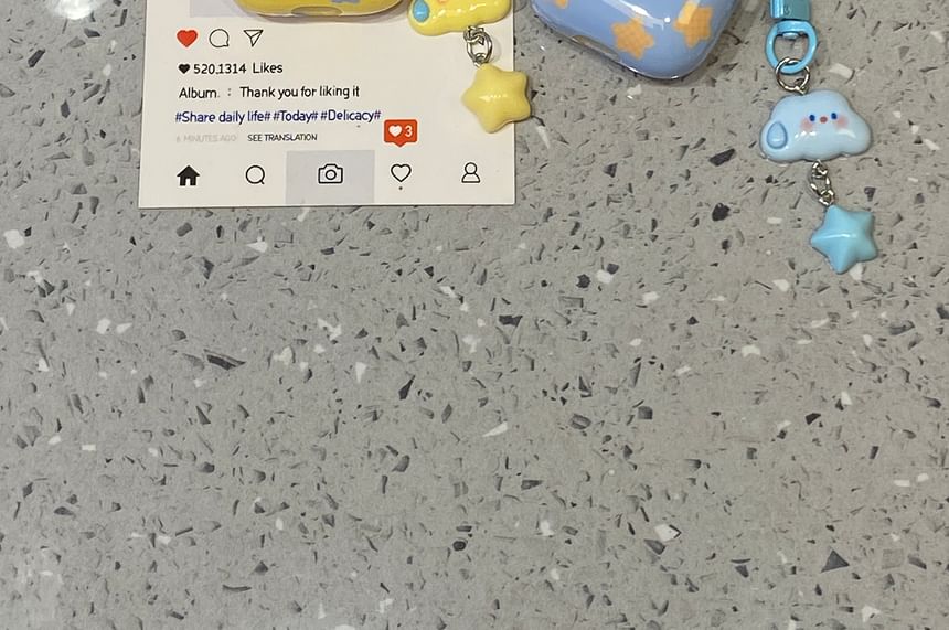 Star Apple AirPods / Pro Earphone Case Skin / Charm / Set