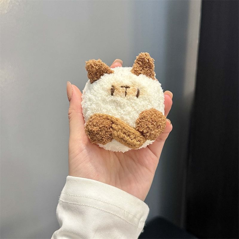 Cat Chenille Apple AirPods / Pro Earphone Case Skin
