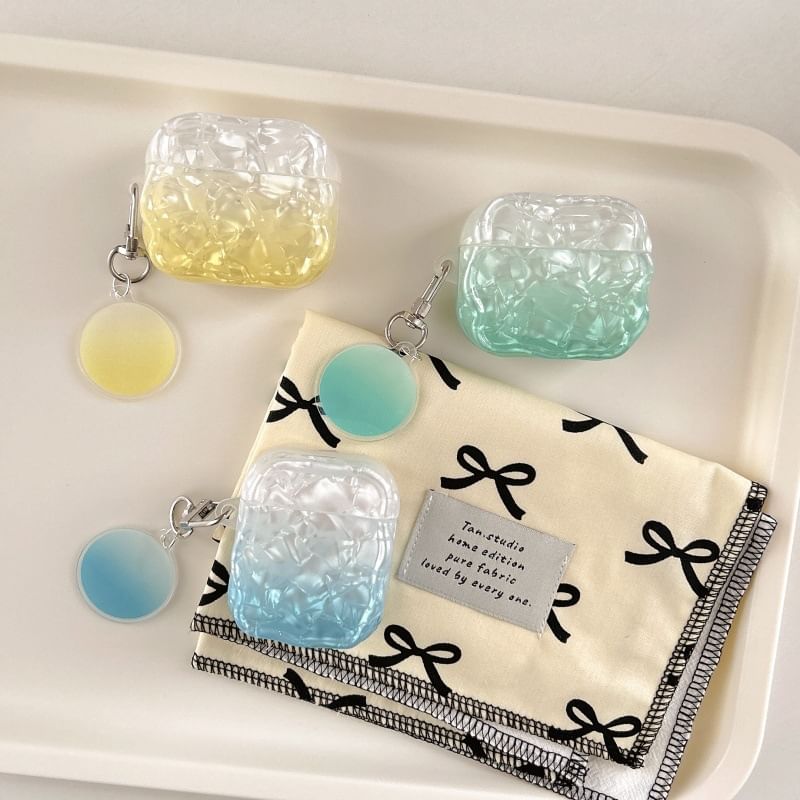 Gradient Apple AirPods / Pro Earphone Case Skin with Charm