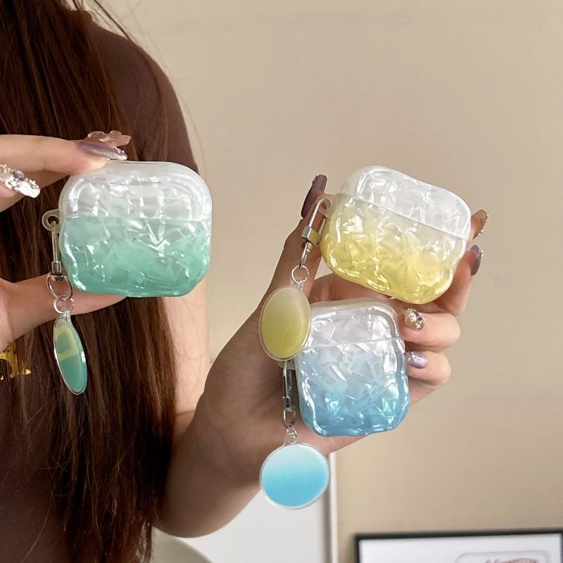 Gradient Apple AirPods / Pro Earphone Case Skin with Charm