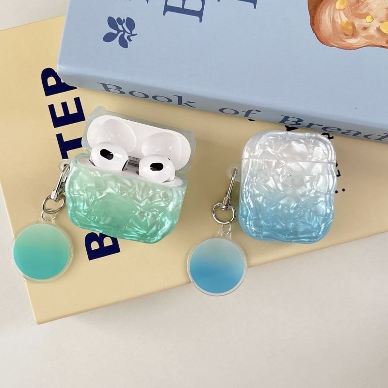 Gradient Apple AirPods / Pro Earphone Case Skin with Charm