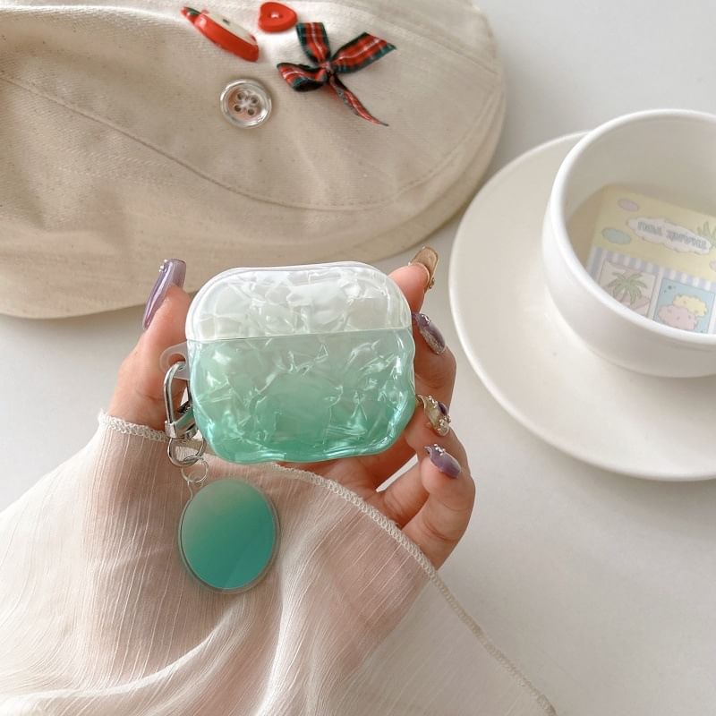 Gradient Apple AirPods / Pro Earphone Case Skin with Charm