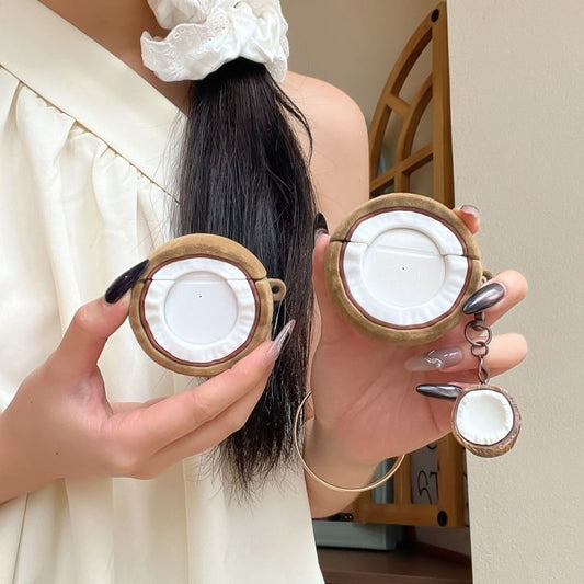 Coconut Apple AirPods / Pro Earphone Case Skin / Charm / Set