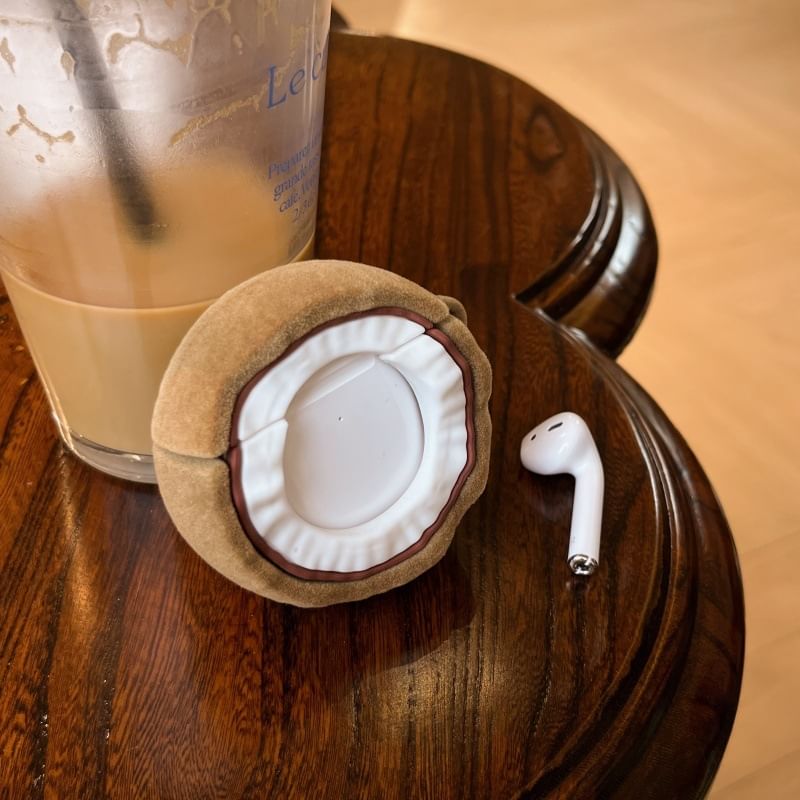 Coconut Apple AirPods / Pro Earphone Case Skin / Charm / Set