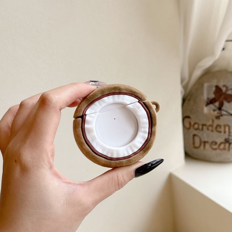 Coconut Apple AirPods / Pro Earphone Case Skin / Charm / Set