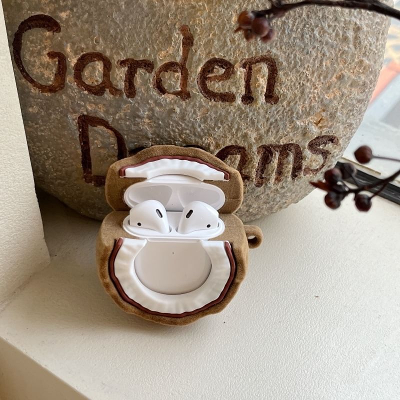 Coconut Apple AirPods / Pro Earphone Case Skin / Charm / Set