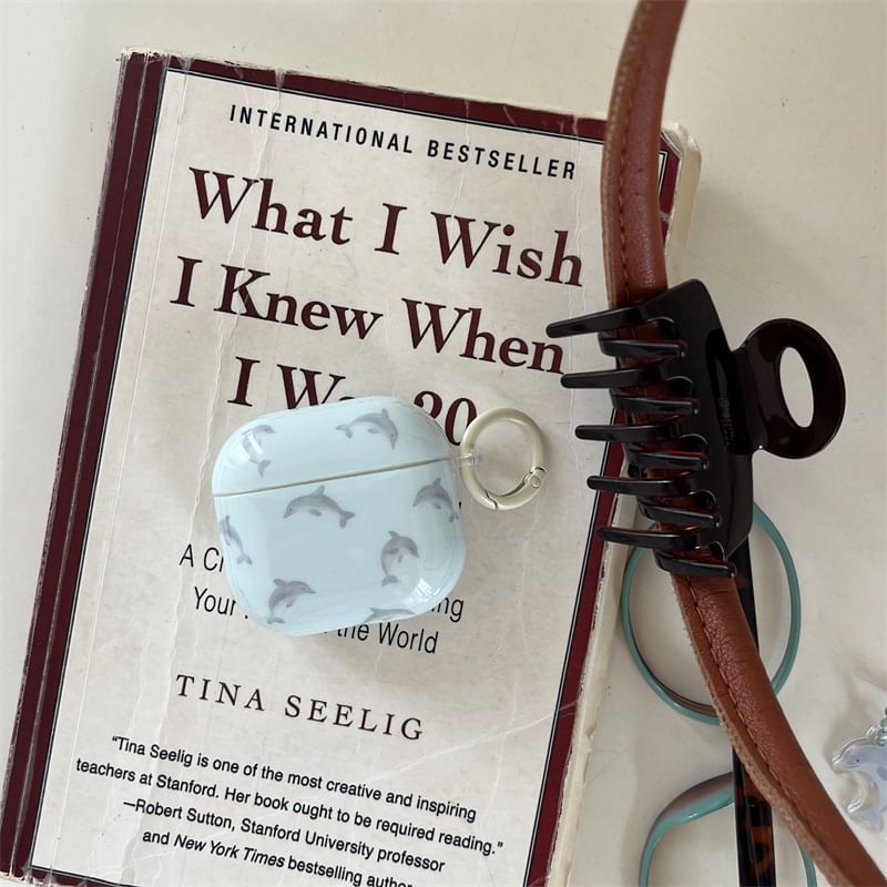 Dolphin Apple AirPods / Pro Earphone Case Skin / Charm / Set