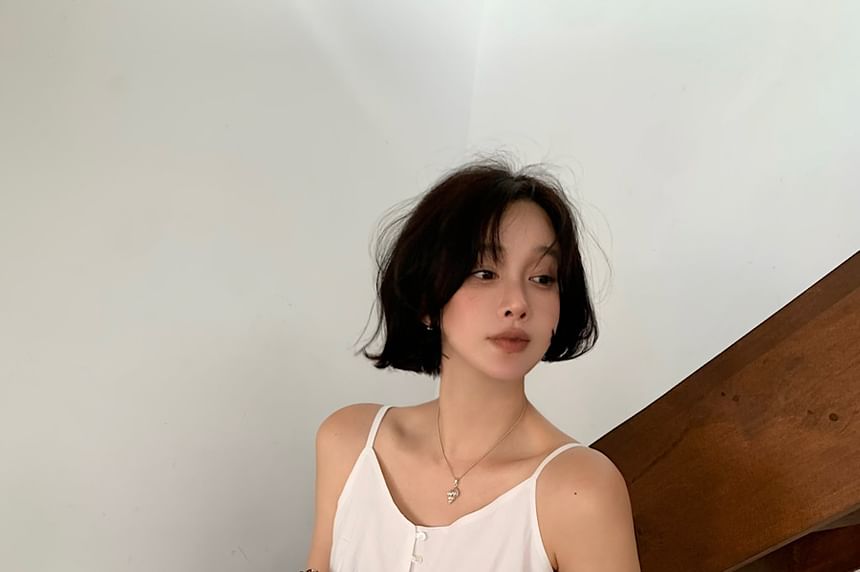 V-Neck Lace Camisole Spaghetti Strap